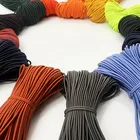 String Elastic Round Cord String 2.5mm Customized Color Adjustable String Woven Soft Round Colorful Elastic Cord