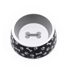 Cat Pet Customized Printing PBA Free Anti-Slip Plastic Melamine Dog Cat Small Animal Feeding Pet Bowl