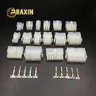 Female Connector 2 To 2 Connector 2/3/4/6/8/10/12/14/16/18/20/22/24 Pin Male To Female Molex 5557 4.2mm Connector