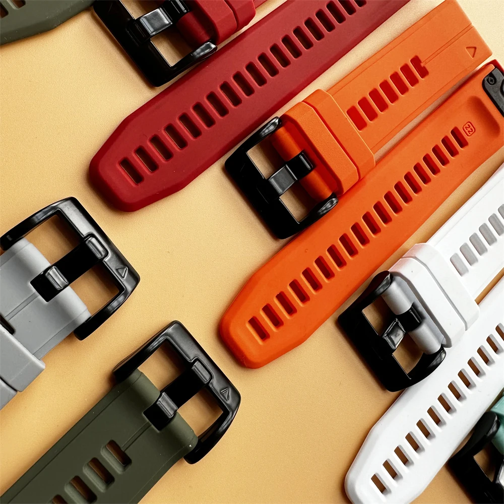 Original 11 Sports Silicone Strap For Garmin Fenix 7x 6x Smartwatch