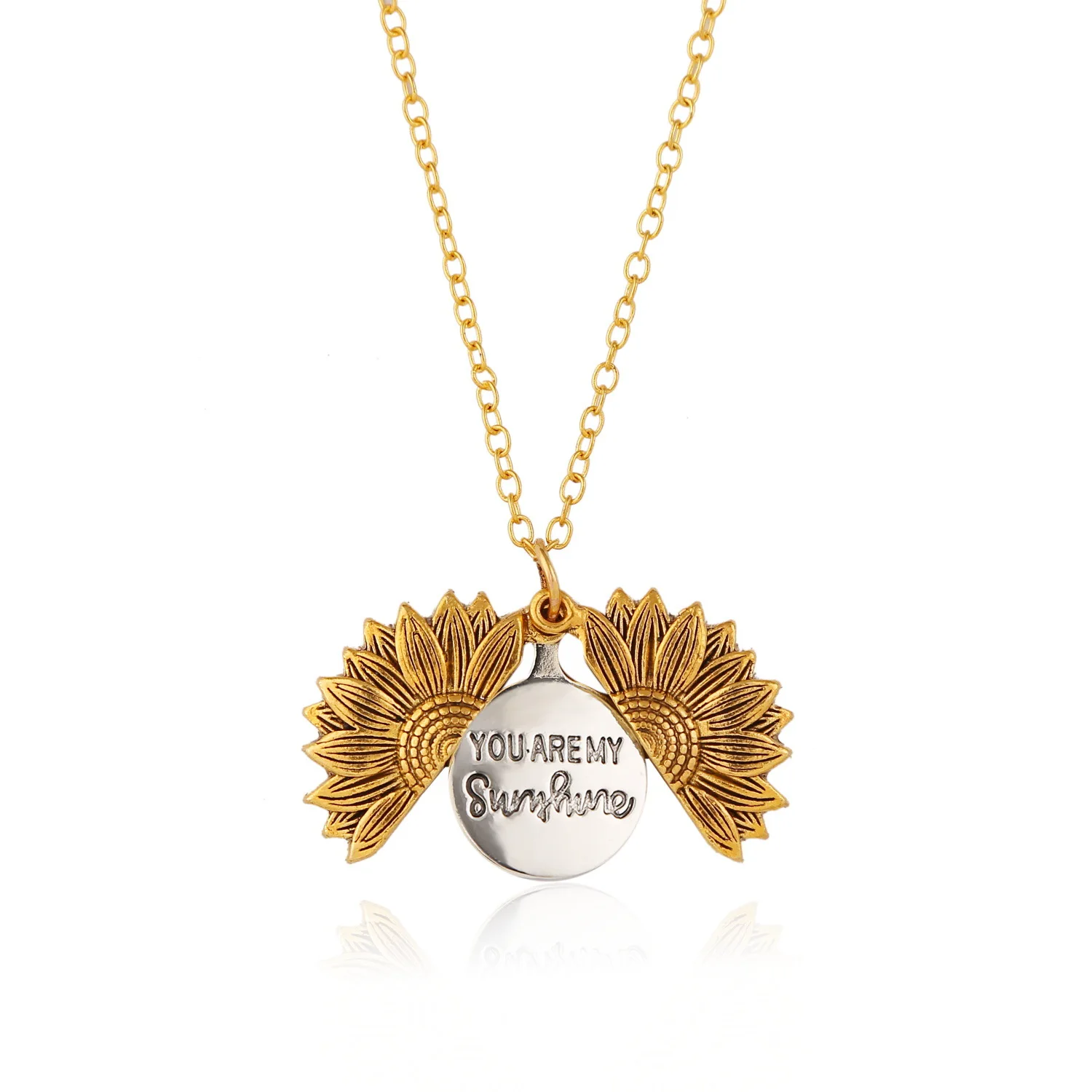 sunflower open locket