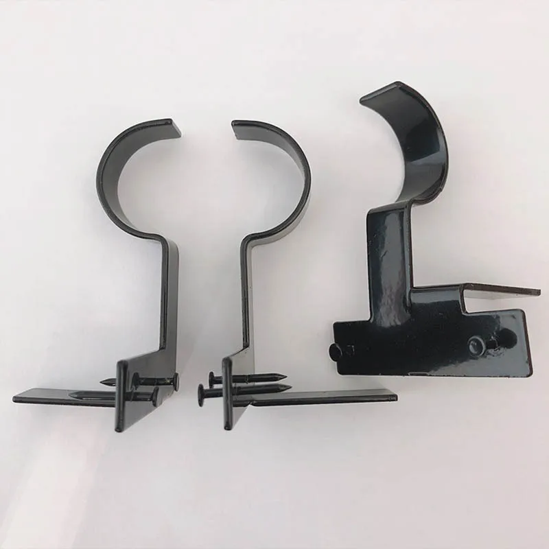 2pcs/lot Hang Curtain Bracket Quick Hang Curtain Rod Brackets Tap Right