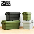 Portable and High-capacity emergency box stacking storage container with module design made in Japan