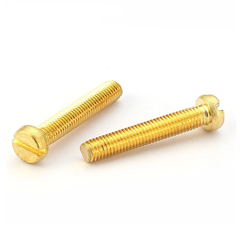 Customized Brass Machine Bolt Metric Thread Machine Bolt supplier
