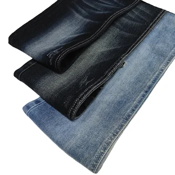 Dark Blue Hemp Denim Fabric Apparel Fabric