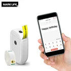 Oem Mobile Phone 2021 Yinxiaoqian OEM Logo Portable Mini Printer Machine 136*75*28mm Mobile Phone Thermal Label Printer