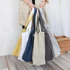 Tote Bag Tote Bag Shopping Long Handle Large Custom With Logo Shopping Grocery Shopper Linen Tote Bag