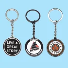 Key Customized Keychain Name Custom Logo Personalized Design Souvenir Key Ring Metal Zinc Alloy Soft Enamel Keychain