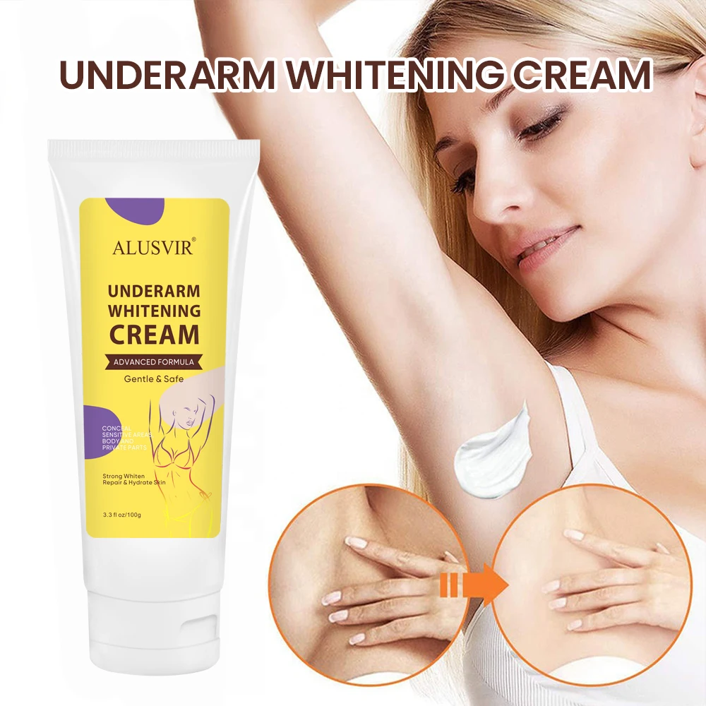 Cosmetics Skin Whitening Underarm Private Body  Armpit Whitening Cream Strong Bleaching Body Lotion Set For Women Dark Skin