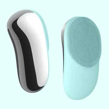 Home Use Custom Beauty Tools Ultrasonic Skin Care Face Sonic Electric Silicone Facial Cleansing Brush