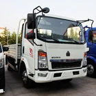 China Cheap Howo 141hp Diesel Small Lorry Accessories Cargo Truck Dimension