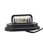 Trailer Led Led Led Car Light 12v 10-30v Trailer 3 LED Truck Plastic License Plate Lamp Trailer Small Car Led Lighting