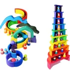 Toy Wooden Children's Puzzle Toy Blocks Large Granule Children's Birthday Gift