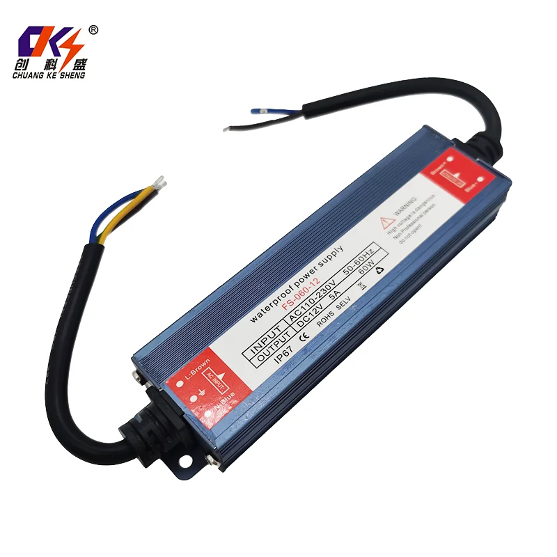 product cks 12v ip67 waterproof power supply series 5a 83a 125a 167a 25a 333a ac to dc60w 400w aluminium transformer for outdoor led-9