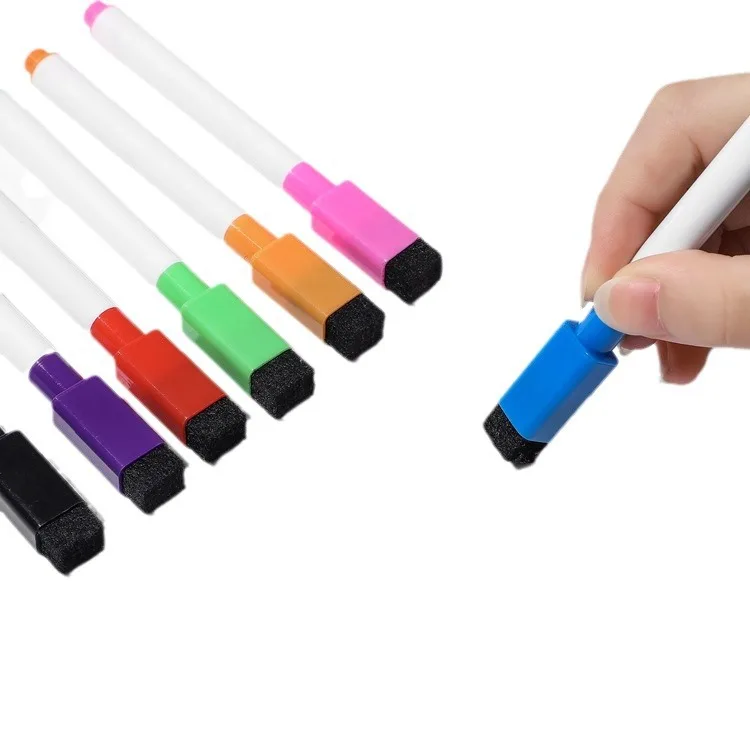 Wholesale Creative Waterborne Erasable Whiteboard Marker with Brush Marker Children's Educational Drawing Watercolor Marker
