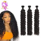 Hair Luxury Quality Virgin Wet And Wavy Water Wave Natural Black Brazilian Human Hair Bundle