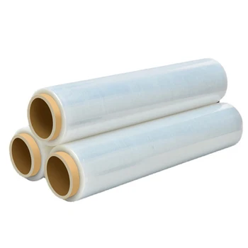 Factory Price lldpe transparent plastic manual strech shrink wrap polypropylene stretch film for packaging