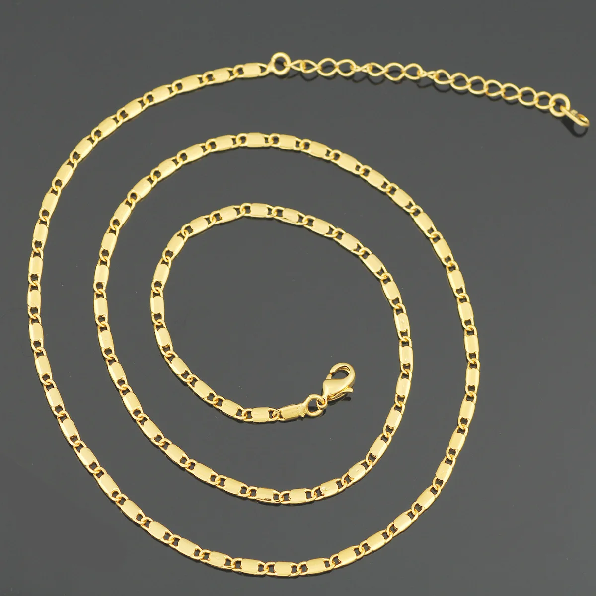 Stainless Steel Gold-plated Chain 2mm 
