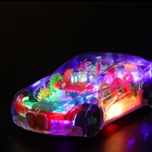 Children Hot Sale Cool Children Transparency Electric Toys Car For Kids