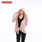Sports Coats Coat Ladies Long Sleeve Sports Coats Custom Yoga Wear Yoga Coat Workout Hooded Shirts Women Gym Jacket