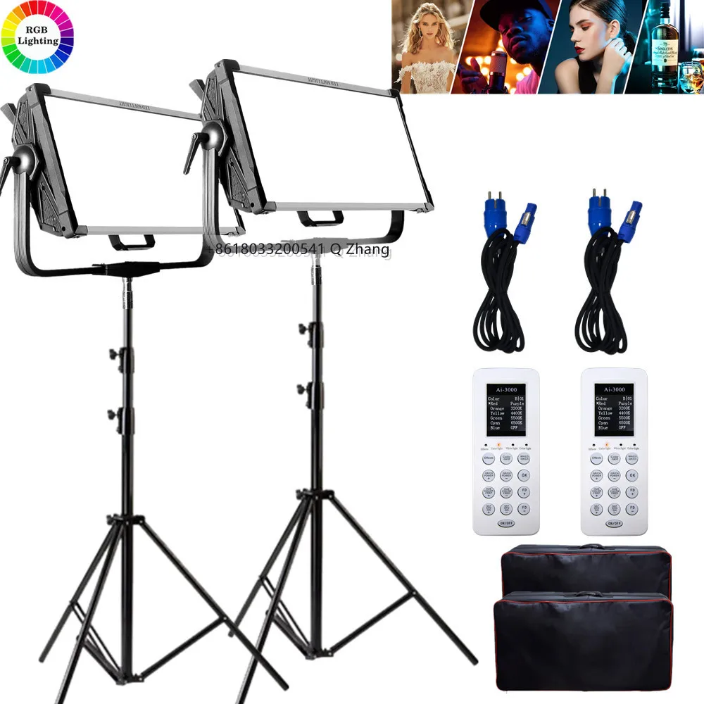 GL-3000C Portable Led Light Studio Equipment Live Film Lighting Camera Video Television Studio Equipment with Tripod Stand
