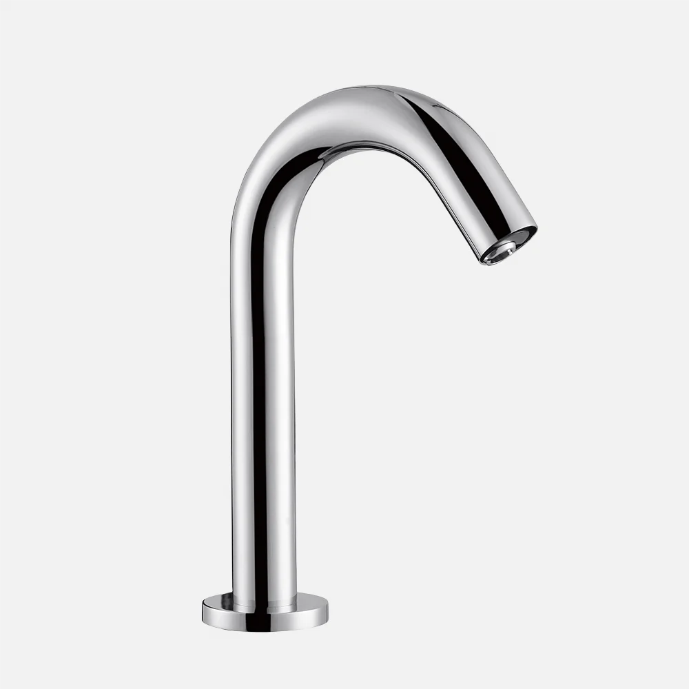 Single Hole Wall Mounted Bathroom Brass Contemporary Chrome Basin Faucet