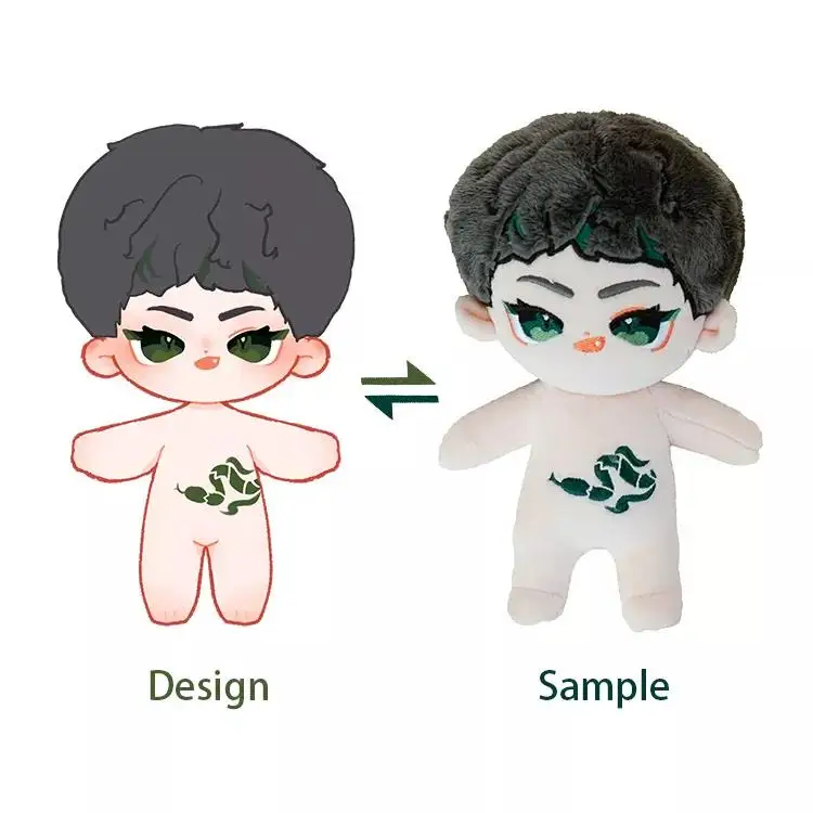 Custom Cute Plushie Korean Star Doll Kpop Plush Idol Doll Made Your Own