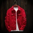 Jacket Jackets Mens Denim Jean Jacket Trendy Fashion Ripped Denim Male Streetwear Jackets Cowboy Coats