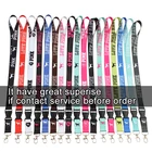 Strap Lanyard Strap Lanyard Vendor Custom Printed Logo Id Card Strap Keychain In Bulk Pink Lanyard