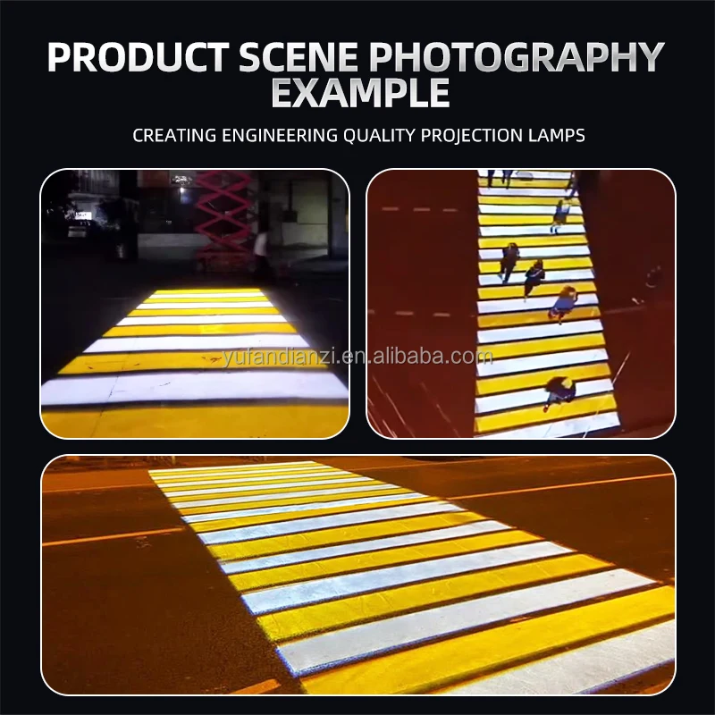 High-power industrial sensor projection light overhead crane crane safety warning signs spotlights