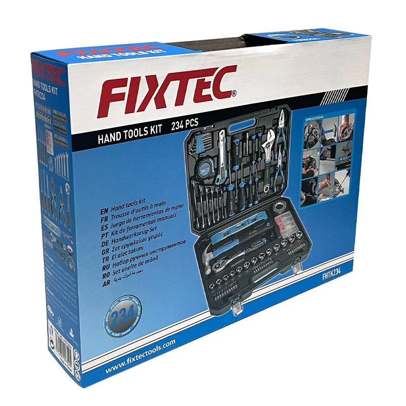 Fixtec Socket Wrench Set Hand Tools Kit Pcs Tools Set With Hex Key