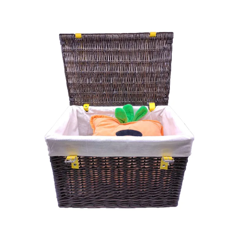 wicker basket toy box