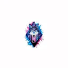 Tattoo Temporary Tattoo Sticker Arm Sticker Skull Lion Dragon Body Painting Waterproof Transfer Fake Tattoo