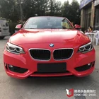 Red Car Vinyl Film Supper Glossy Red Car Wrap Vinyl Film For Auto Paint Protection