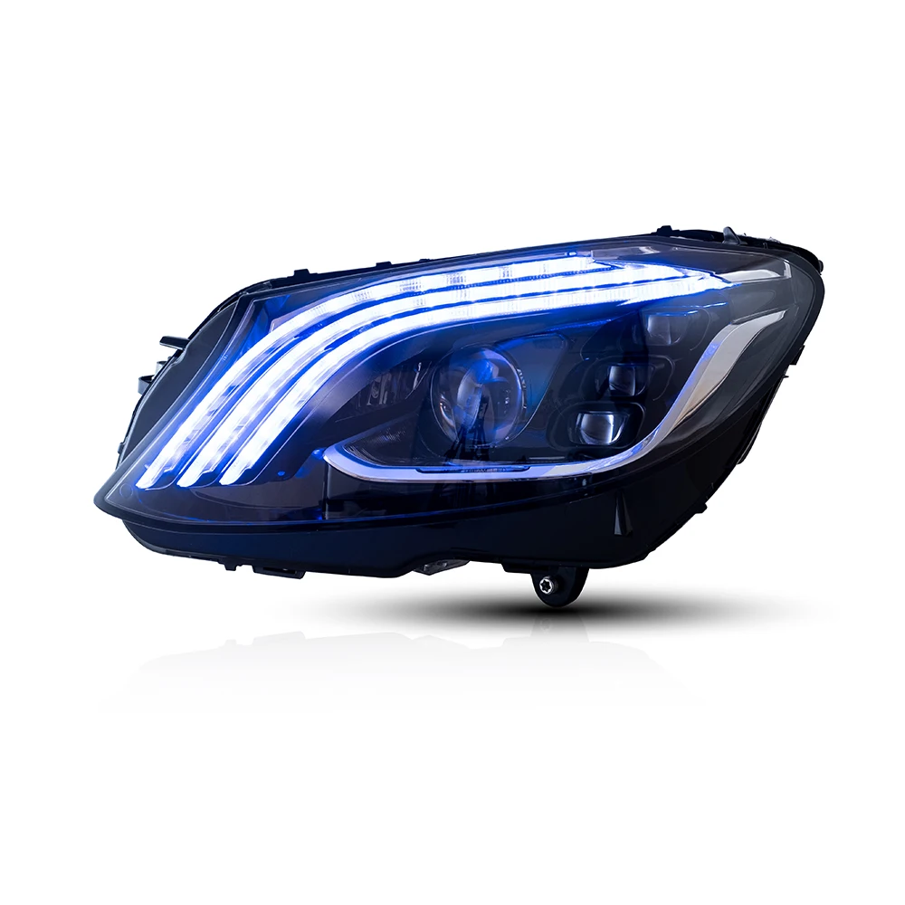 product headlight head light led lights maybach style led headlights for mercedes benz c class w205 headlamp head lights 2015 2020-6
