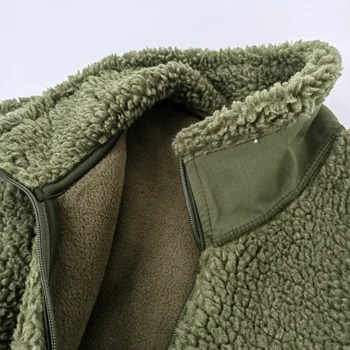 Winter Polyester Custom Windproof Warm Casual Regular Sleeve Winter Wears Polar Fleece Sherpa Jacket Fleece Organic