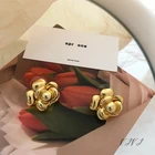 Gold Earring Earrings Hyacinth Dubai 18K Gold Plated Women Fashion Earring Jewelry Flower Shaped Stud Earrings
