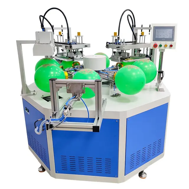2 Color Balloons Printing Automatic Screen Printing Machine