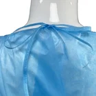 Uniform Working Uniform Blue And Yellow Isolation Gown Level 2 Water Impervious Disposable Gown