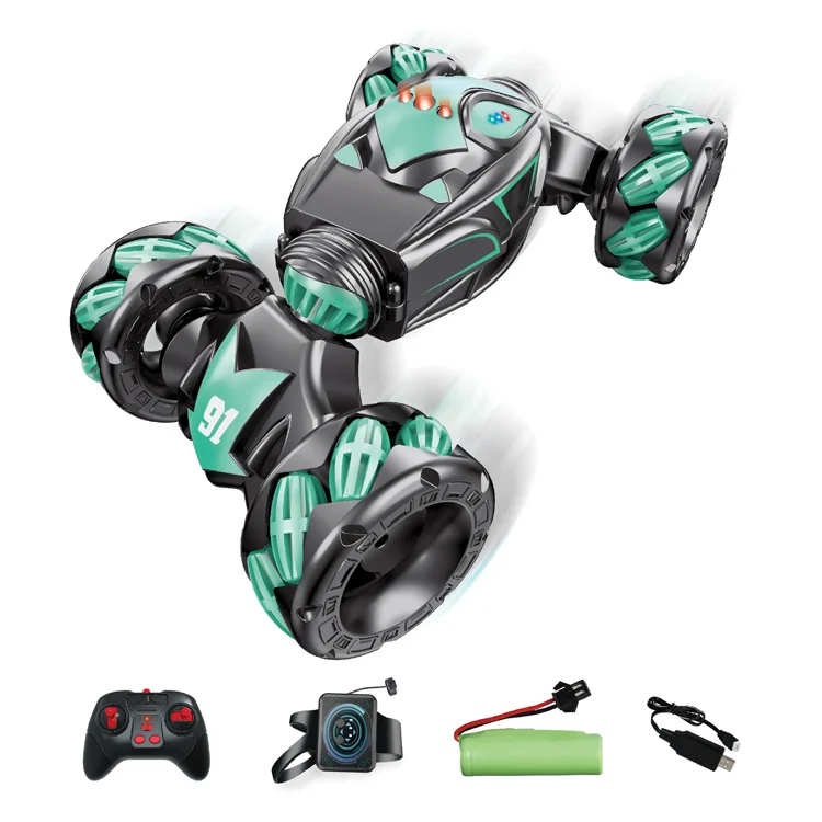 3 In 1 Gesture Control Deforming Stunt Car 3D Rolling Watch Control Rc Toy Twist Drift Car With Light And Music For Boy