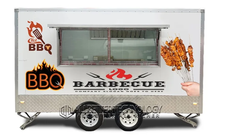 Allbetter Container Bbq Restaurant Bar Fast Food Trailer Mobile Food Truck Commercial Container Kitchen For Sale