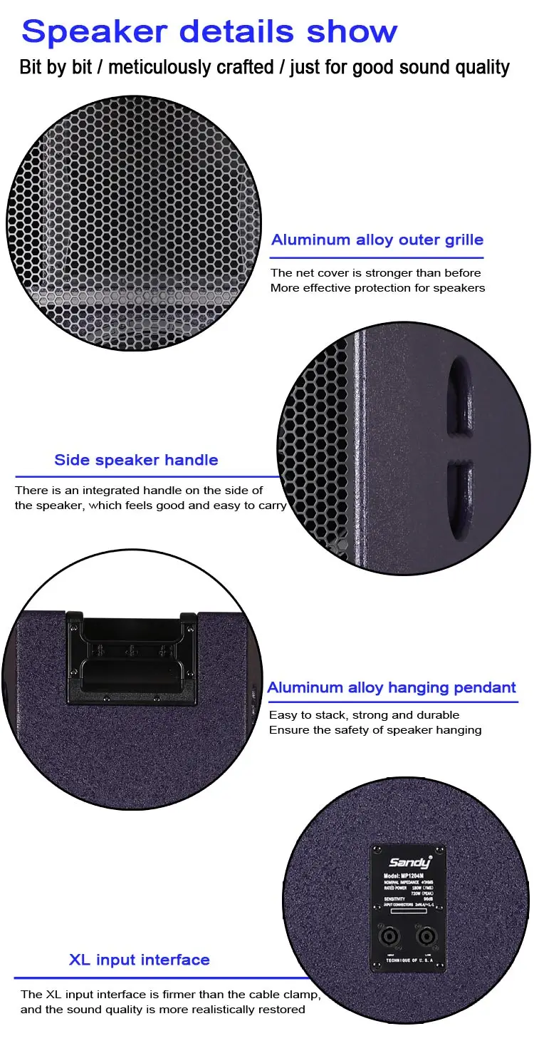 Nice Price Hot Sale Double Inch Pa Sound System Professional Audio