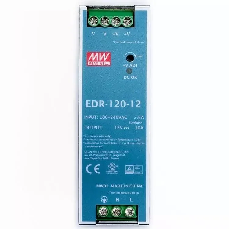 EDR-120-24 Meanwell 120W 24v fabrication equipment DIN power supply