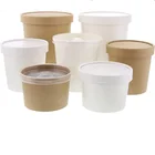 Ice Cream Of Packaging Take Away Paper Cups Disposable Ice Cream Icecream Paper Cup Of Ice Cream Packaging