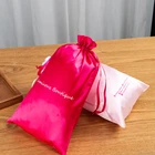Hair Bag Bags Satin Hair Bag Custom Logo Satin Hair Bag Hair Extension Packaging Bags Satin Wig Bag