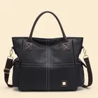 Leather Selected Delicate Leather Zipper Pockets Casual Temperament Ladies Handbags