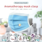 Round Shape Cage Face Covering Perfume Oil Diffuser Locket Clip Wholesale Essential Aromatherapy Diffuser Locket Jewelry