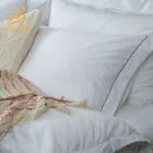 Bedding Set Hotel Hotel Bed Set Solid White Bedding Set 4 Piece 100% Cotton Bed Sheet Set For Home Hotel
