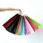China Paper China Supplier Custom Logo Brown Kraft Paper Bags With Rope Handle Custom Logo Paper Bag