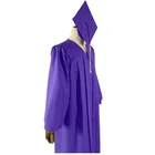 School Graduation Robes Custom Bachelor Graduation Gown Matte Graduation Dress Graduation Robes And Hat